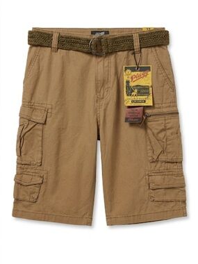 Plugg Men's Belted Cargo Shorts, Size 33 NWT’S